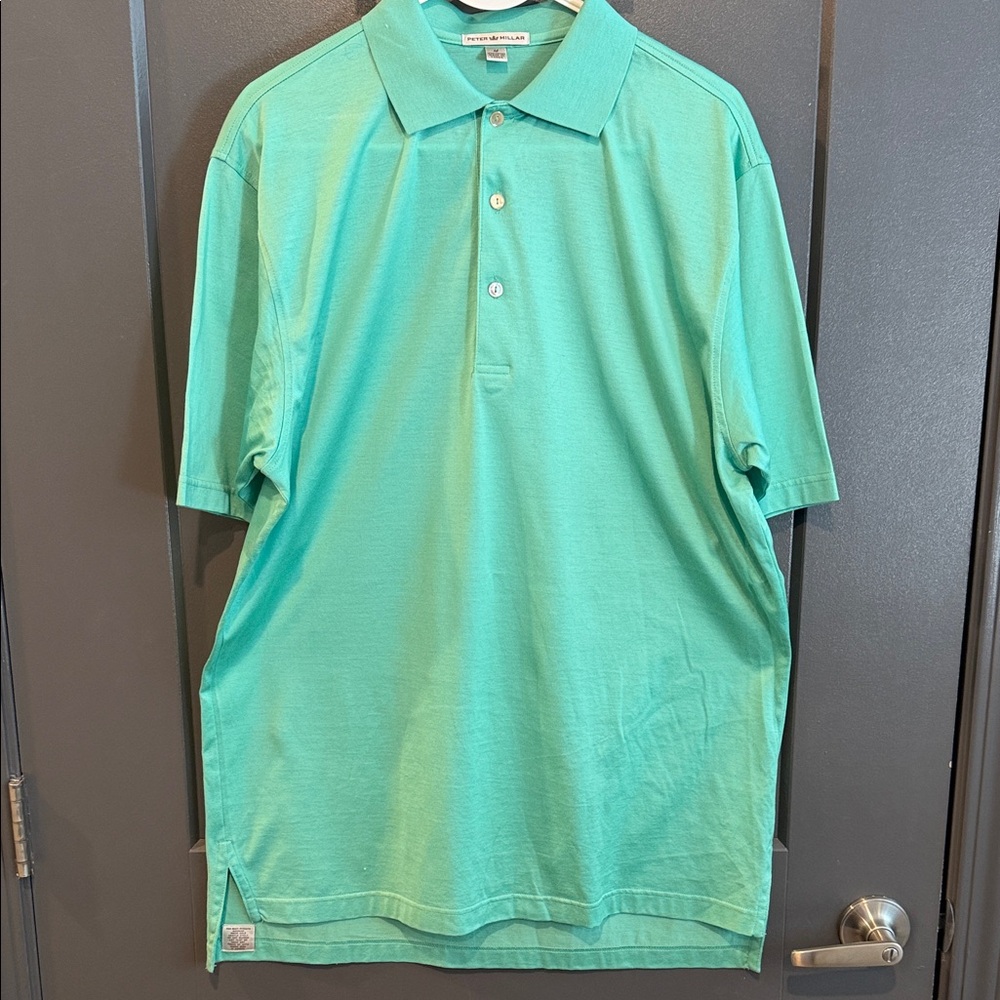 Peter Millar Aqua Polo Shirt